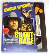 Silent Rage Blu-ray BD (Retro VHS Slipcover) Chuck Norris *NEW/SEALED* FREE SHIP