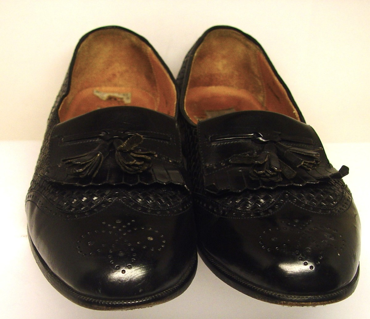 Mezlan Shoes Men 9W BlackWoven Kiltie Tassel Cozumel Loafer  display picture 1