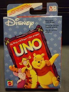 Disney Winnie The Pooh My First Uno King Size Card Game Mattel Ages 3 Ebay