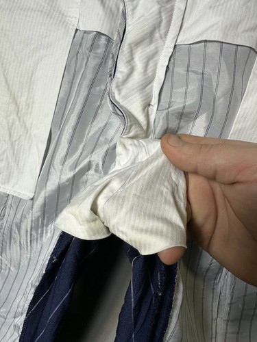 SUITSUPPLY Suit Havana Double Breasted Navy Wool Blazer w/ Chalk Stripe - Picture 17 of 18