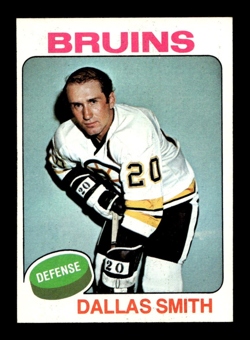 1975 76 Topps #118 Dallas Smith Bruins NEAR MINT *1e