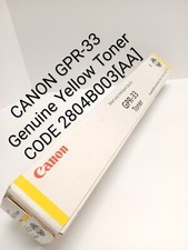 Genuine Canon 2804B003AA / GPR-33 Yellow Toner for iR C7055/C7065/C7260/C7270/