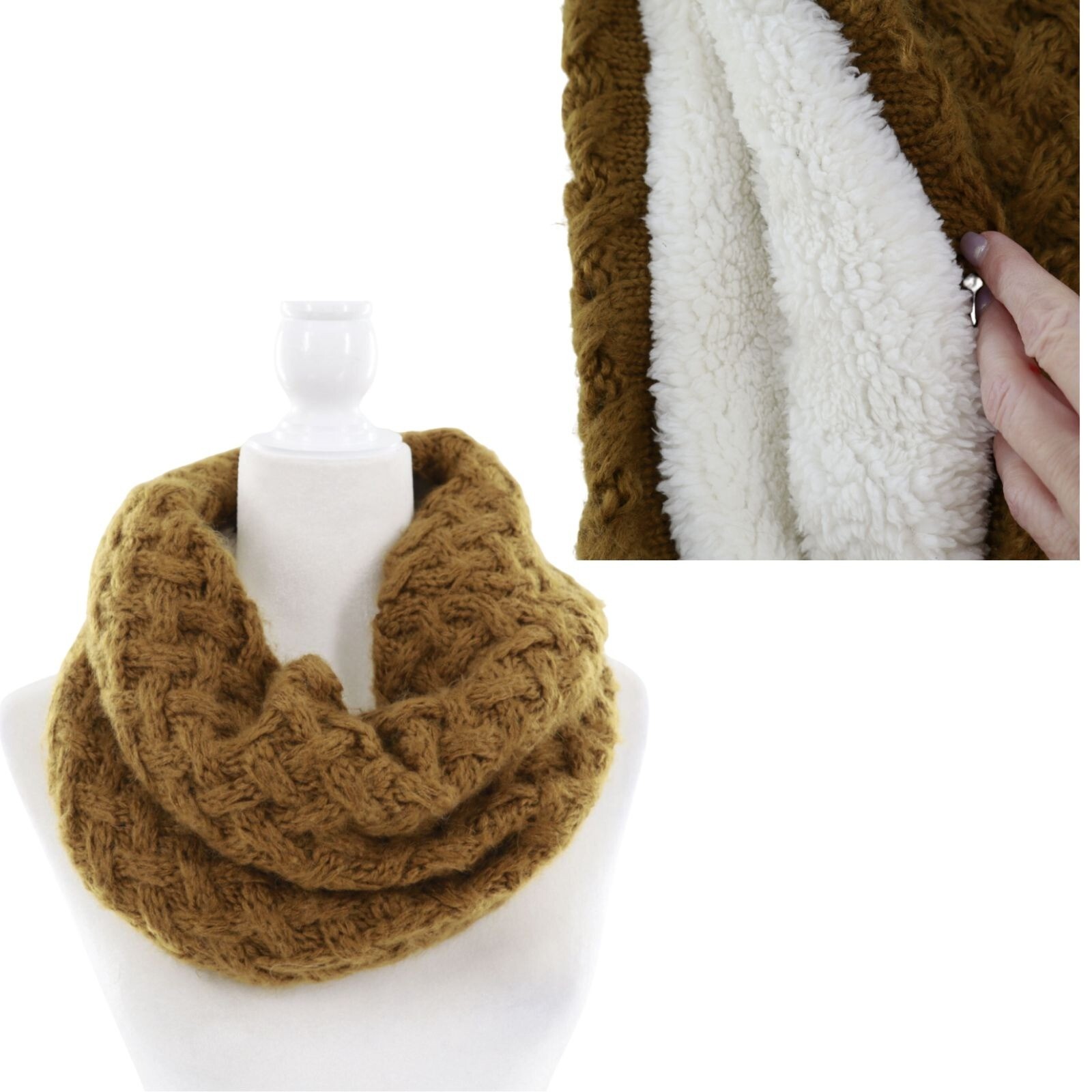 World Market Infinity Scarf Mustard Fisherman Cottage Academia Minimalist NWT