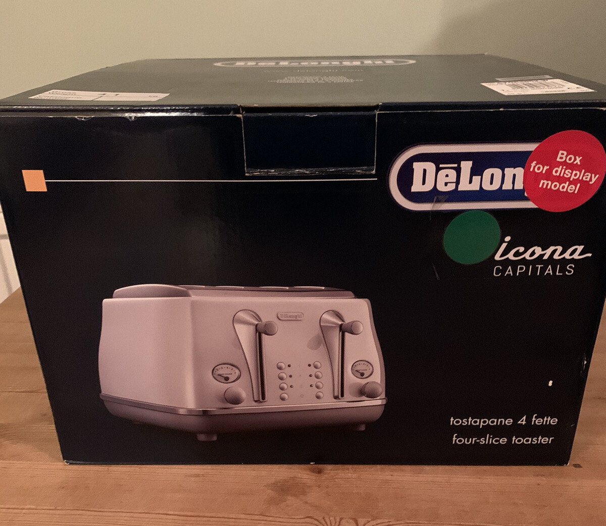 Delonghi Icona CTOC4003.W Capitals 4 slice Toaster White eBay