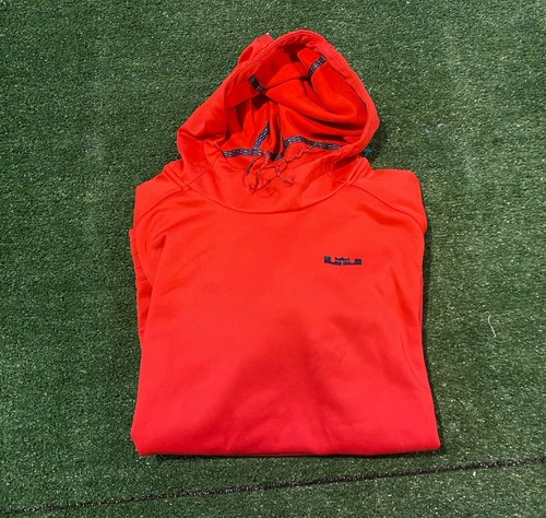 Nike Lebron James Kapuzenpullover Herren extra groß orange Sweatshirt King James Erwachsene