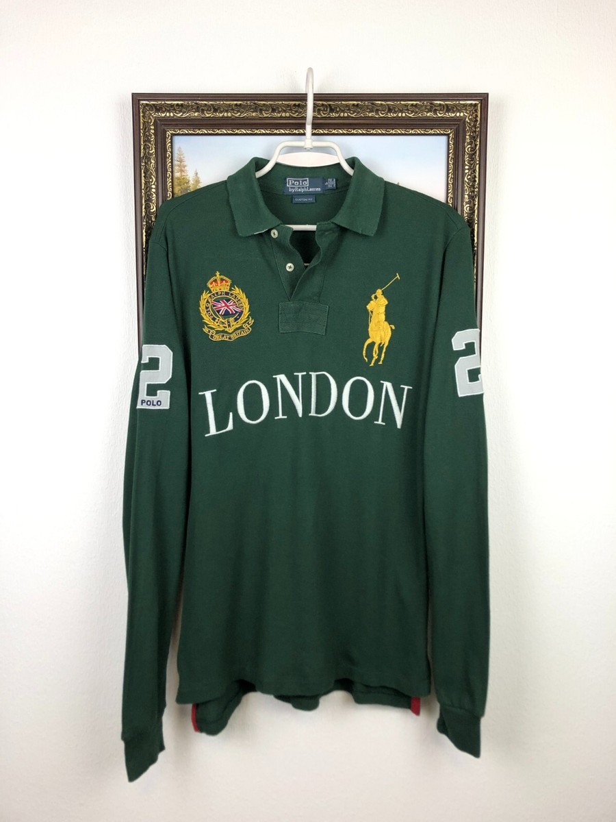 【希少美品】POLO RALPH LAUREN ビッグポニー London 2 Polo Ralph Lauren Polo T-Shirt London England #2 Big Pony