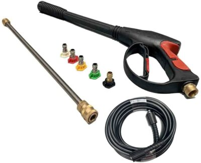 #ad High Pressure 3000PSI Car Power Washer Gun Spray Wand Lance Nozzle Hose Kit M22 $42.99
