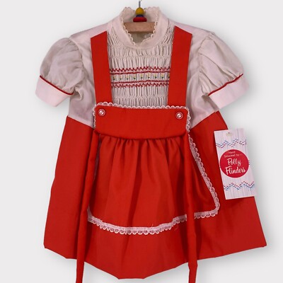 NEW Polly Flinders VTG Hand Smocked Valentines Embroidered Bow Dress Toddler 3 | eBay NEW Polly Flinders VTG Hand Smocked Valentines Embroidered Bow Dress Toddler 3 | eBay