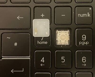 Tasti Singoli Per Tastiera MSI Modern 15 MS-15H1 – Layout UK, Retroilluminati, Neri