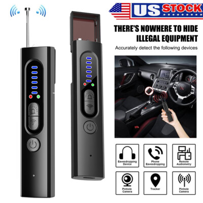 Camera Detector GPS Tracker Anti Tracking Bug Finder Scanner Device Hotel Car A+