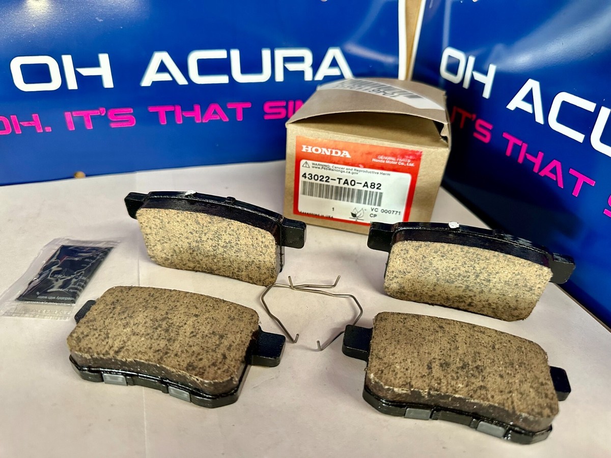 ACURA TSX 2010-2014 REAR BRAKE PADS GENUINE OEM PART # 43022-TA0