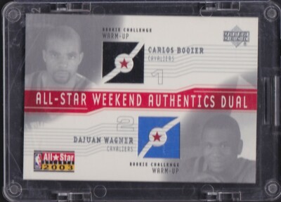 2003 U.D A.S DUAL AUTHENTICS CARLOS BOOZER/ DAJUAN WAGNER    202039