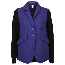 Sonia By Sonia Rykiel Vest Tweed Smoking Blazer