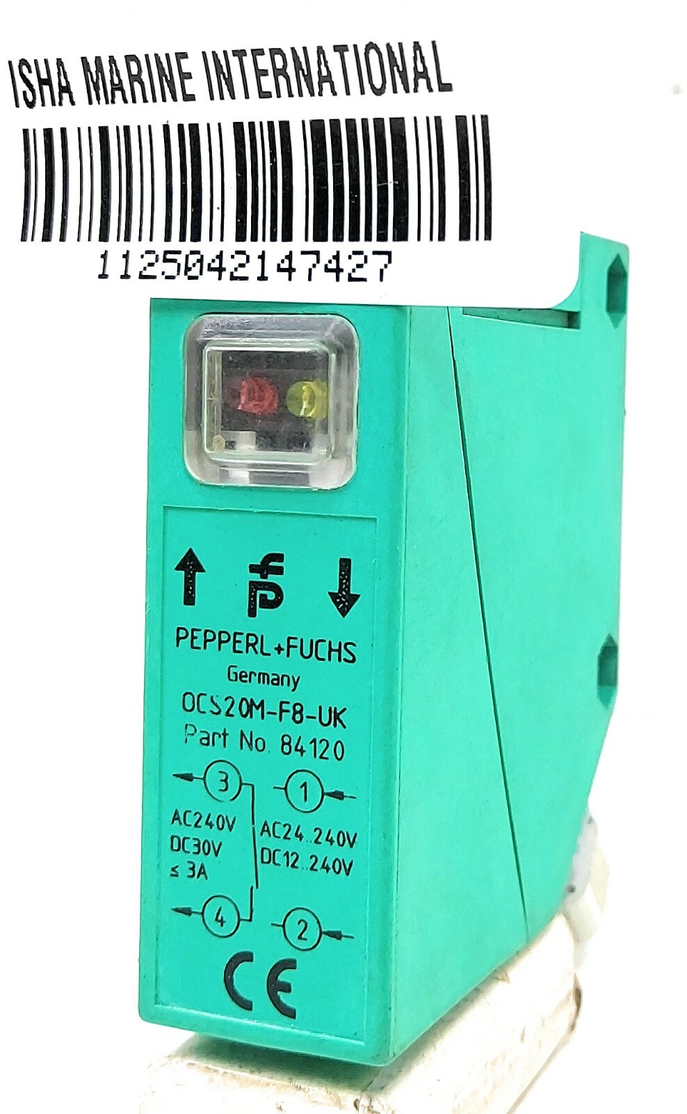 Pepperl & Fuchs OCS20M-F8-UK Capteur Photoélectrique Rétroréfléchissant IMI