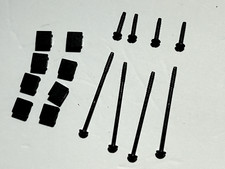 Sony PlayStation 2 PS2 Fat Case Screws Set Of 8  Rubber Feet Covers - FREE SHIP