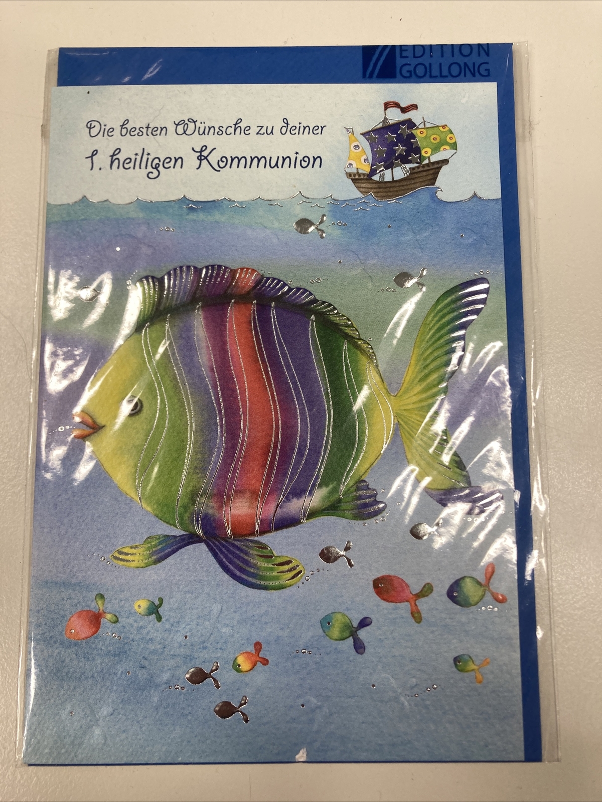 Glückwunschkarte Kommunion Grußkarte Karte