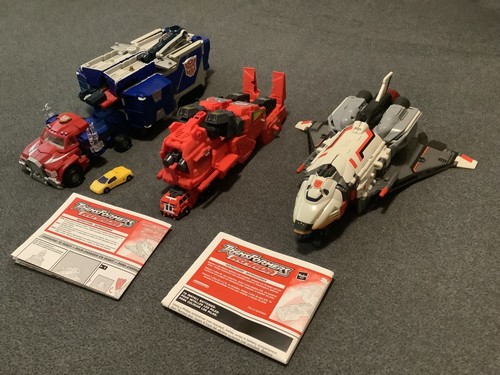 Transformers Armada Optimus Prime Jetfire and Overload 100% Complete
