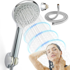 Shower Head 1.65M Hose High Pressure Increase - Power, Okaybath Premium Set, 5 S