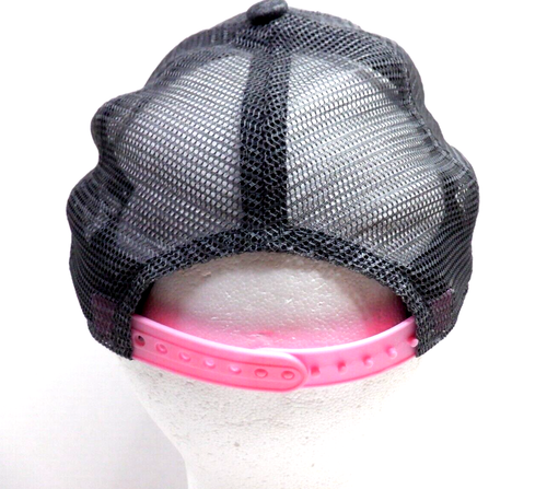 Cleveland Indians Girls Youth Snapback Baseball Cap Gray w Pink Heart New Era - Picture 3 of 8