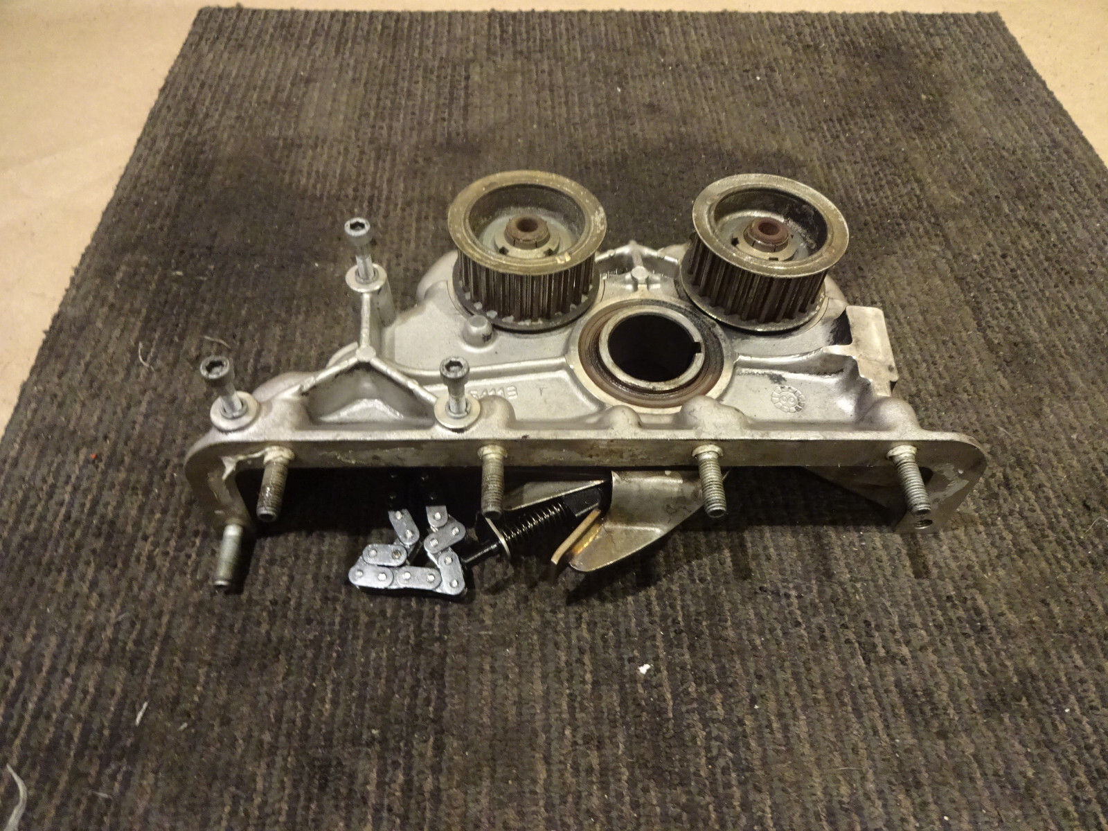Ferrari 355 Front Crankcase Cover Complete With Gears-Sprockets-Chain P/N 154113