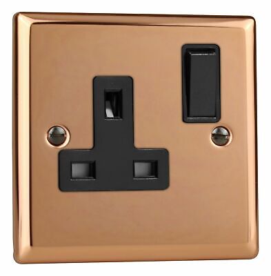 Varilight XY8.CU Urban Poli Cuivre 1 Gang Co-axial TV Socket