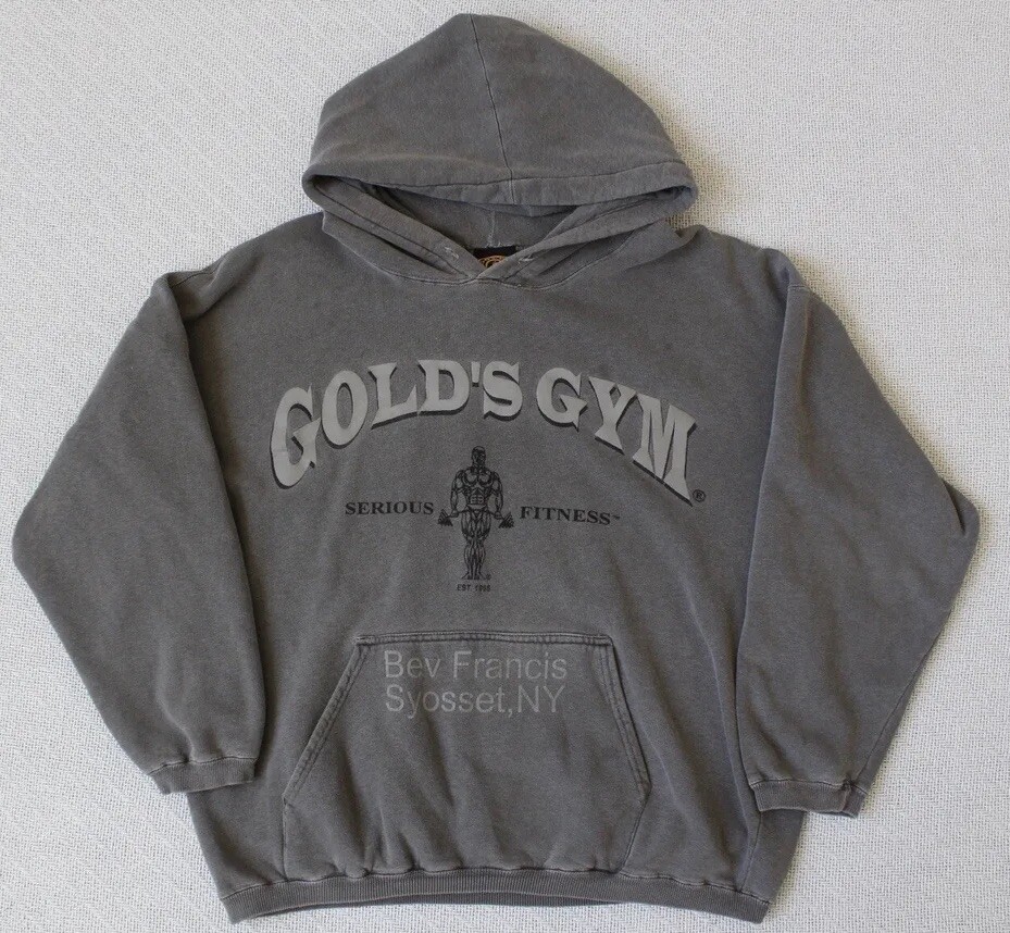 Vintage Gold's Gym Hoodie | eBay