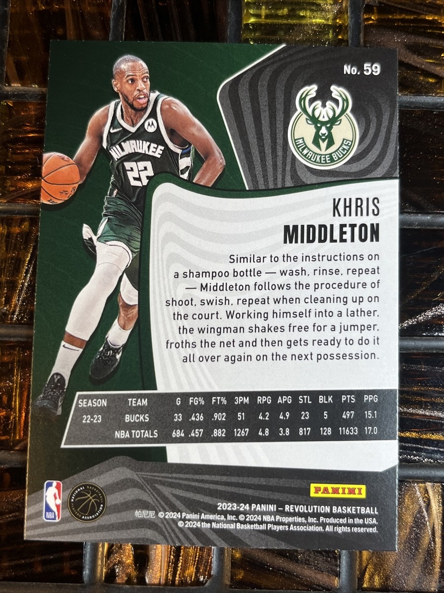 その他 Khris Middleton rc auto panini 2023-24 Khris Middleton 35/49 Auto Panini Phoenix Stellar | eBay