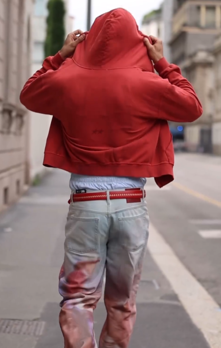 Zara Star Leather Belt X Twojeys Limited Edition Red Size Zara Star Leather Belt X Twojeys Limited Edition Red Size