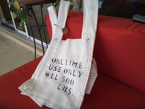16 pezzi SACCHETTO DI SABBIA 500 LIBBRE BULK LIFT FIBCS WLL BAG TOTE poli resistente NUOVO $99 - Foto 1 di 6