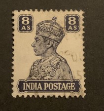 1940-43 India King George VI 8a Violet FU SG275