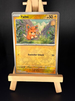 Pamo 074/193 Reverse Holo Pokemon Karte TCG aus Entwicklungen in Paldea