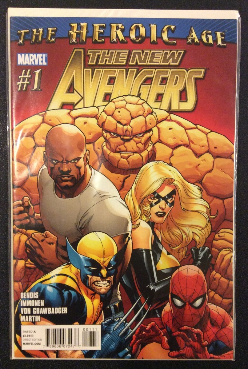 NEW AVENGERS #1 - 34 Comic Books COMPLETE 2nd SERIES Marvel