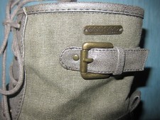 Chaussure Compensée Femme BONOBO Taille 36 - Ton Bleu/gris, En Coton - Neuf Sans Emballage