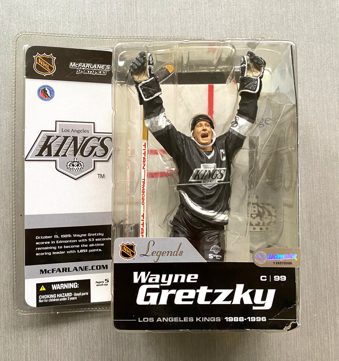 Wayne Gretzky フィギュア Los Angeles Kings McFarlane Toys NHL Los Angeles Kings Sports Hockey Deluxe Wayne