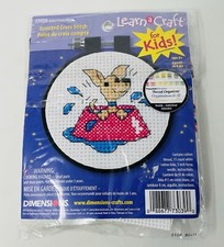 Dimensions Learn a Craft "Perky Puppy" Counted Cross Stitch Kit 73039 NIP Sealed