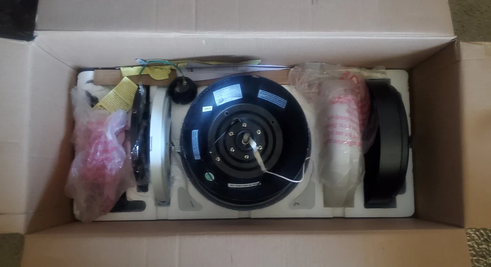 Harbor Breeze Crestwell 52in Matte Black, Indoor Ceiling Fan, OPEN BOX, AS IS - Image 2 of 2