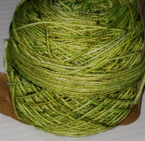 Sins and Needless HELIX 100% SW Merino Green Star 400 Yds 100 Grams - Picture 12 of 12