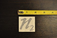 1n2 Saleen Decal Oem Black