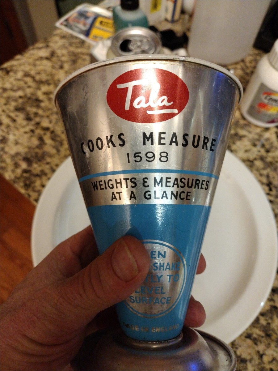 vintage Tala Cook's Dry Measure cone shaped measuring cup - made
