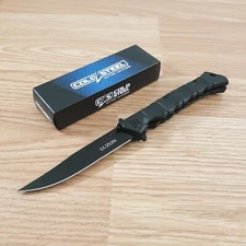 Cold Steel Medium Luzon Folding Knife 4" 8Cr13MoV Steel Blade Black GFN Handle