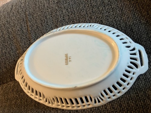 9.5” Porcelain 9.5” Oval Dish 291 Germany - Picture 4 of 5