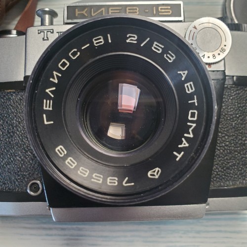 KIEV-15 TEE Vintage Camera Soviet Union Lens: Helios-81. - Picture 10 of 11