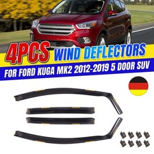 Windabweiser Regenabweiser Windschutz Smoke Schwarz Für Ford Kuga II 2012-2019
