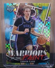 Cooper Flagg RC Bowman U Chrome Warriors of the paint X-Fractor Mavs
