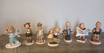 Vtg Lot of 7 Goebel West Germany 5'' Some Signed Hummel Figurines 1 Final Issue 