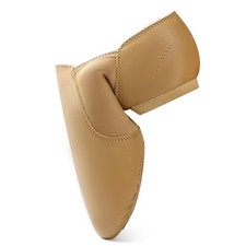 Leather Upper Slip-on Jazz Dance Shoe for Women Men's Dance Shoes Brown 8M