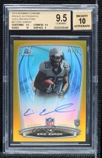 2014 Bowman Gold Border 41/75 Eric Ebron #52 BGS 9.5 GEM MINT Auto n0c