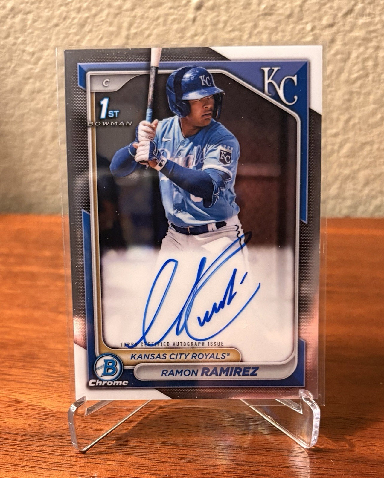 2024 Bowman Chrome 1st #CPA-RRZ Ramon Ramirez Auto RC - Royals