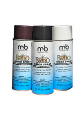 M&B BRILLO Shoe Color Spray Leather Paint Leather & Vinyl Coloring - 12 oz