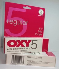 OXY 5 Anti-Acne Treatment Cream 25g Helps Clear Mild to Moderate Acne